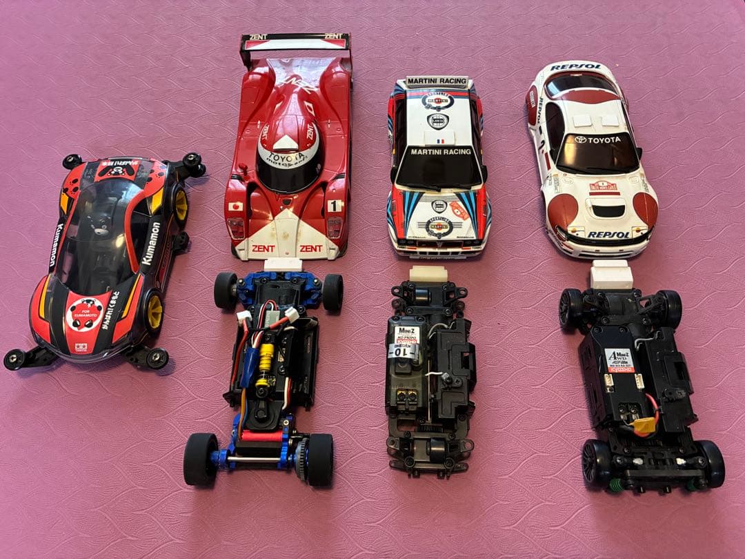 京商ミニッツ旧タイプ、ASC、充電器、バッテリー、交換用パーツなど