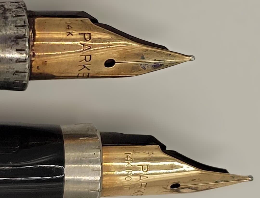 PARKER パーカー 万年筆 14K STERLING SILVER 2本