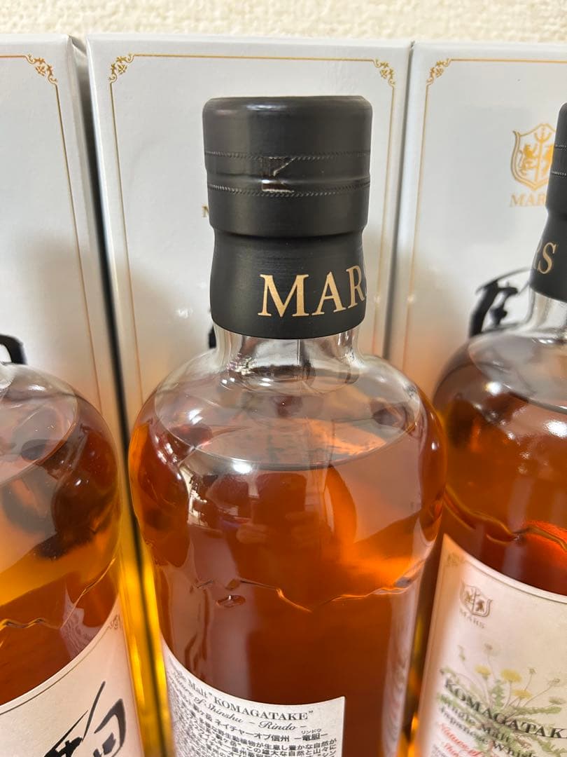 駒ヶ岳 ネイチャー オブ 信州の3本セット　マルスウイスキー　本坊酒造