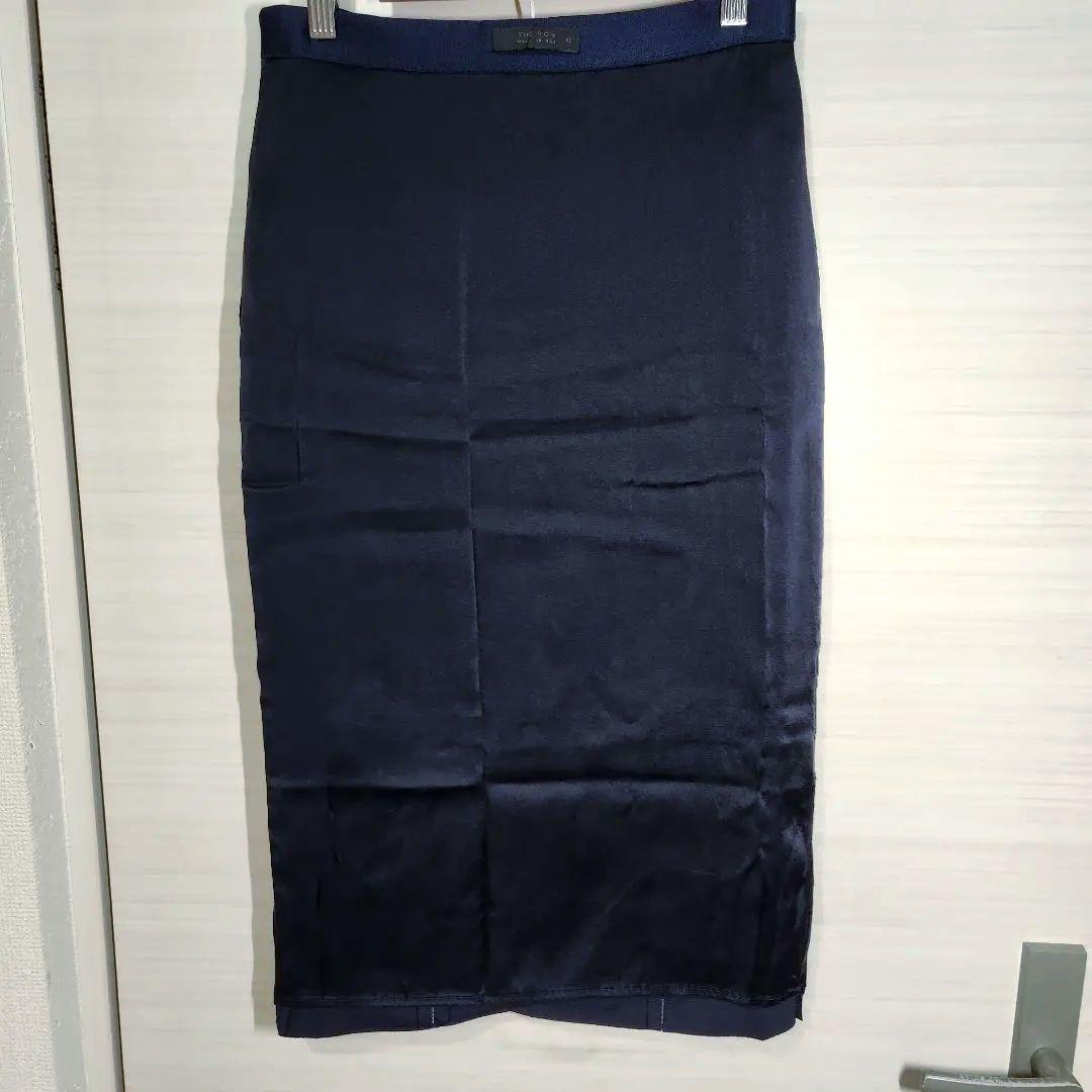 【新品未使用タグ付】THE ROW タイトスカート ネイビー XS