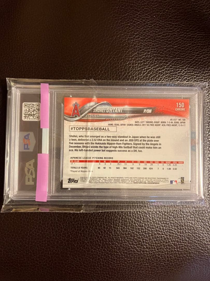 【PSA10】大谷翔平2018 ルーキー Topp chrome カード