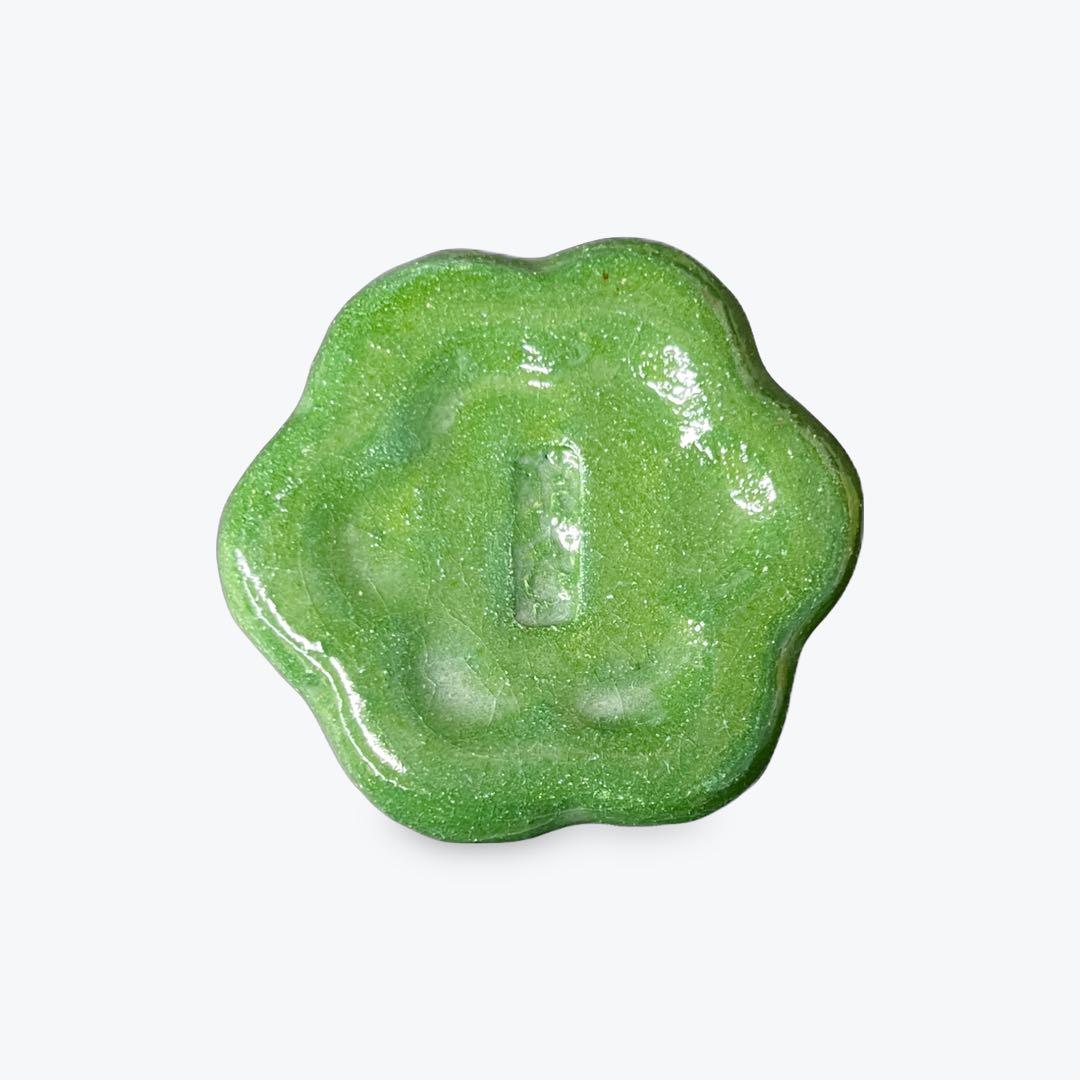 香合 クリスマスツリー　茶道具　楽入