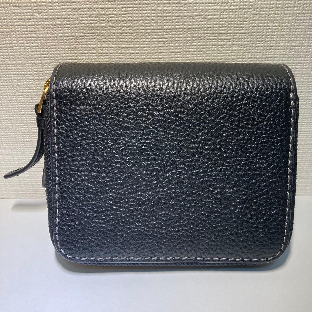 【美品】TORY BURCH トリーバーチ 財布 ブラック レザー