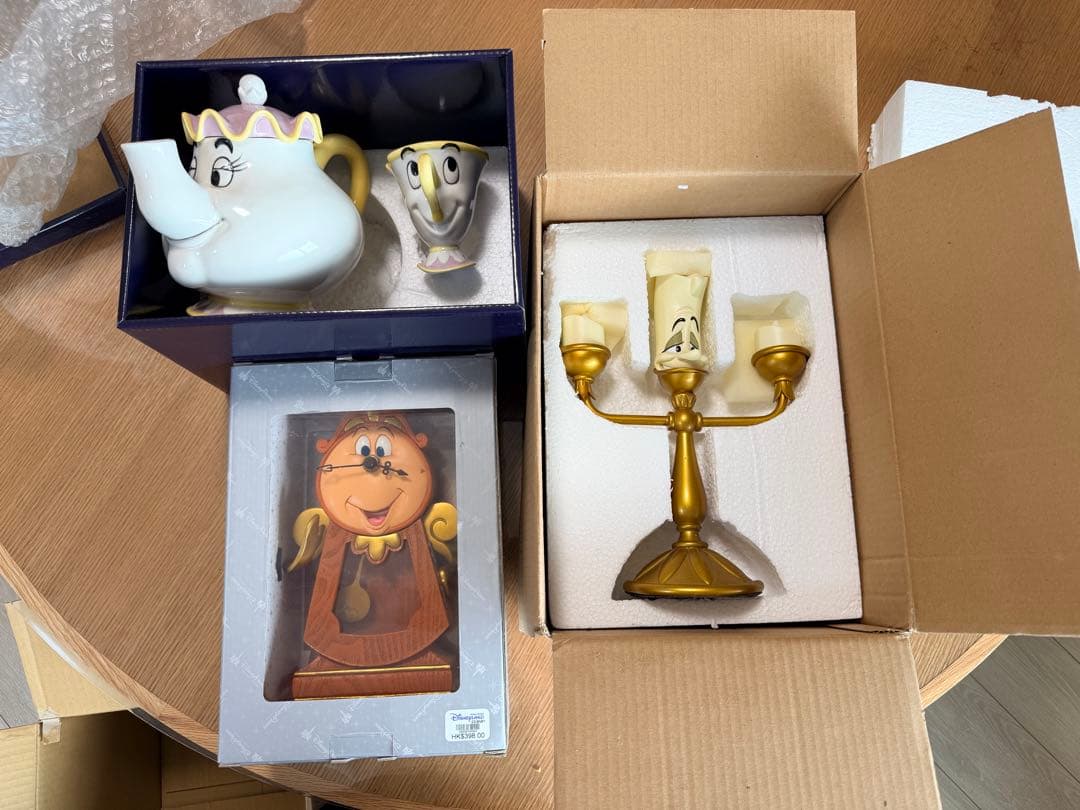 美女と野獣 キャラクター3点セット