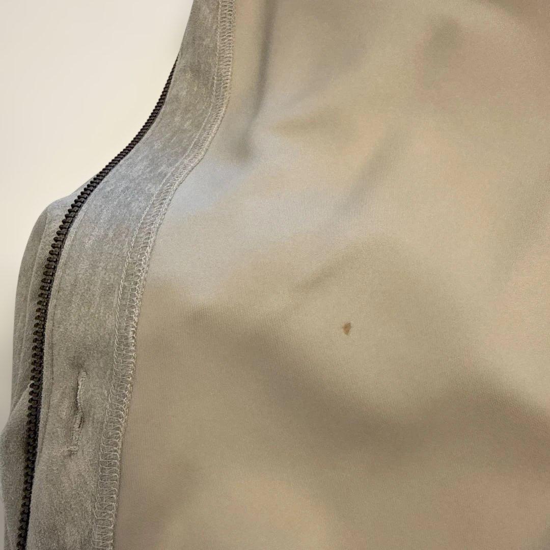 【美品】トルネードマートネオプレーンドレープロングパーカー フード ライトグレー