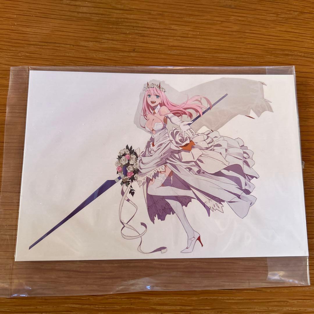 ル*カ様 ダーリンインザフランキス　ゼロツー　フィギュア　ウェディング　ポストカ