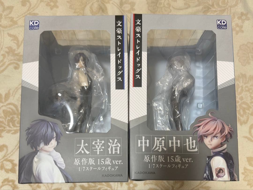 文豪ストレイドッグス　太宰治　中原中也 フィギュア　開封品