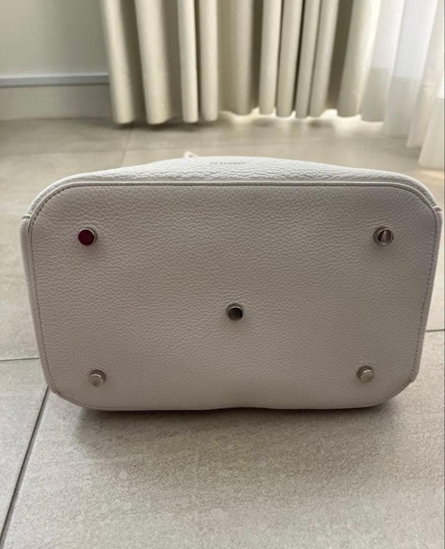 【のんのん】JIL SANDER ジルサンダー　レザーバッグ 白