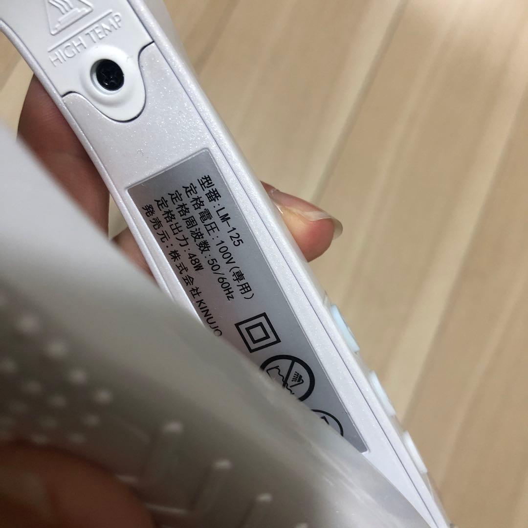 絹女 KINUJO ヘアアイロン シルクプレート ストレートアイロン