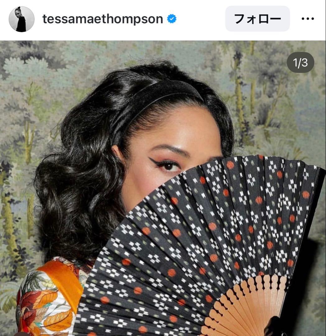 Gucci グッチ 扇子 新品 レア Tessa Thompson着用