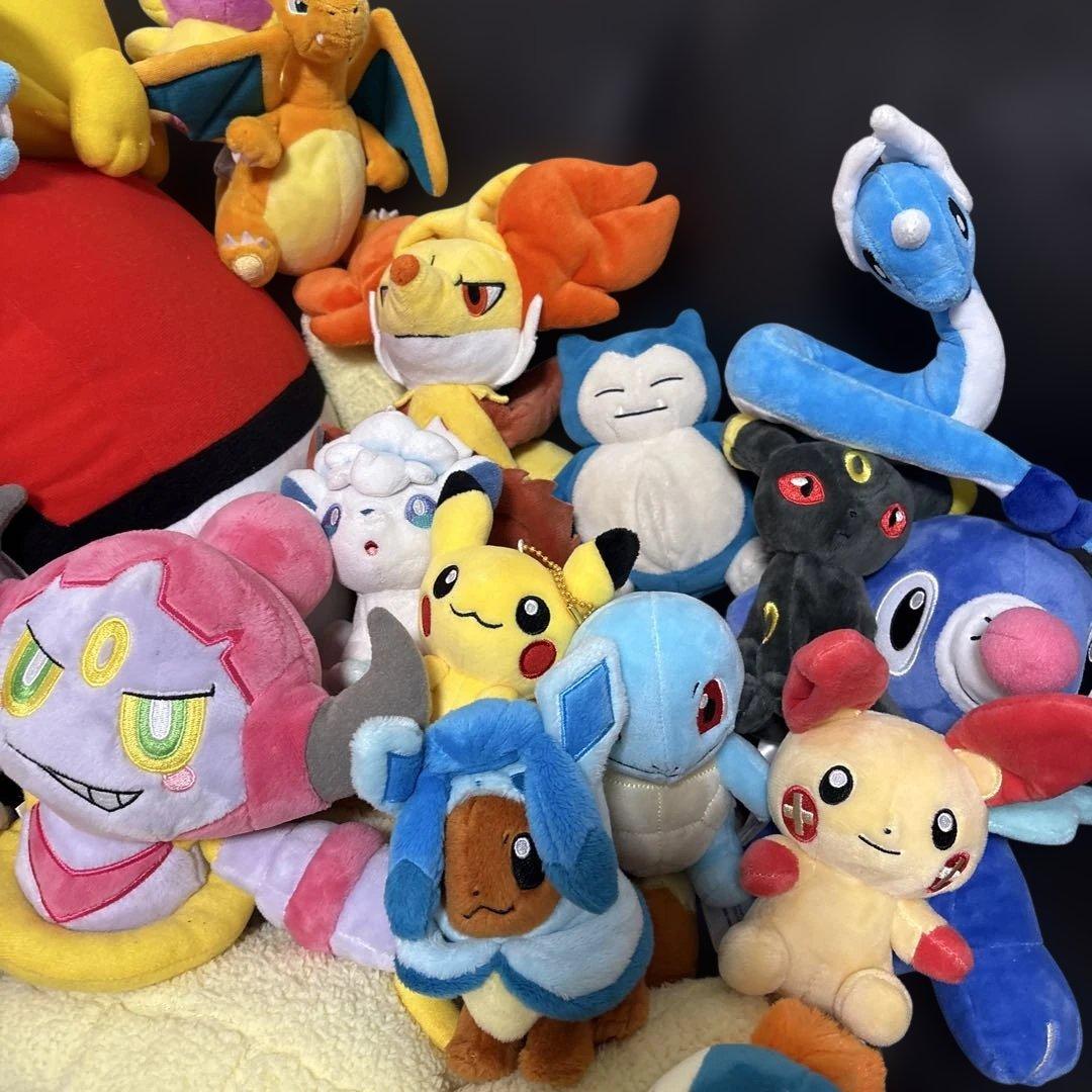 ポケセン　ぬいぐるみ　まとめ売り　全ポケモンセンター　レア多数　大量130サイズ