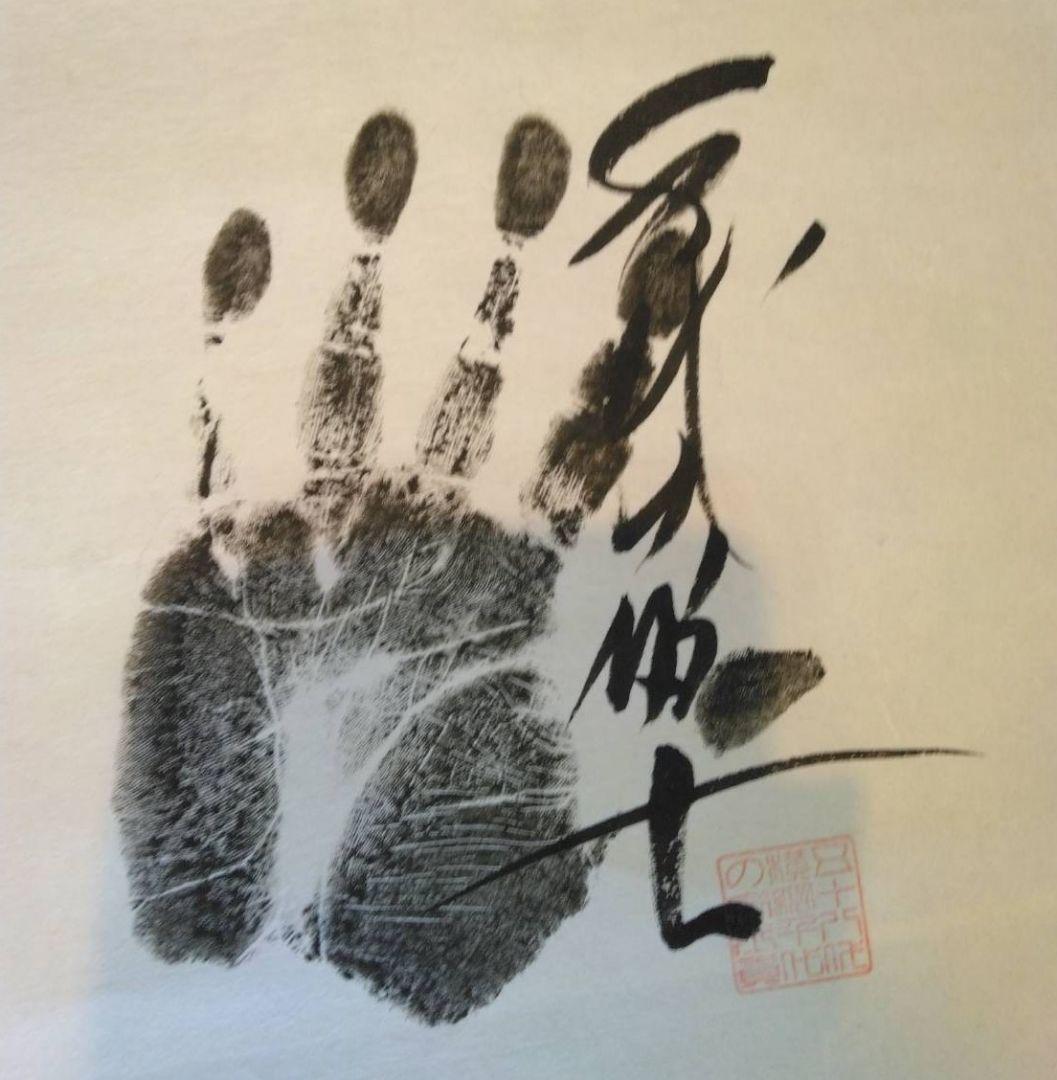 若乃花 　貴乃花　大鵬　千代の富士 他　大幅 歴代横綱14名サイン入り手形朱印有