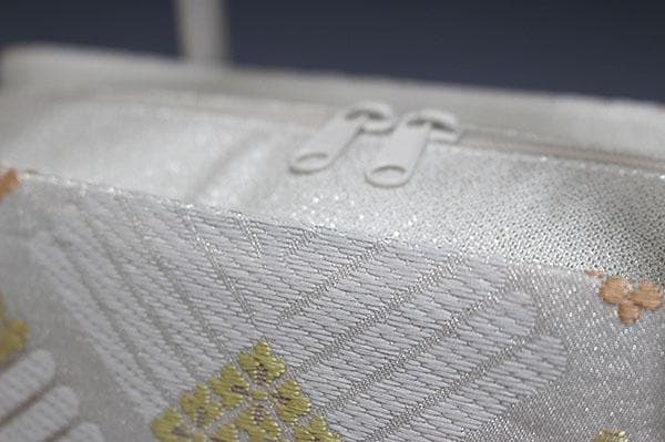 新品未使用 ！！特別セール！！京都 西陣 正絹 帯使用 利休バッグ 25041