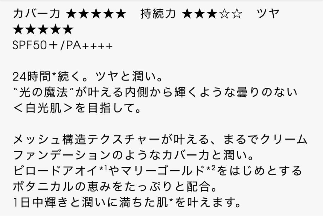 Yves Saint Laurent クッションファンデーション SPF50+