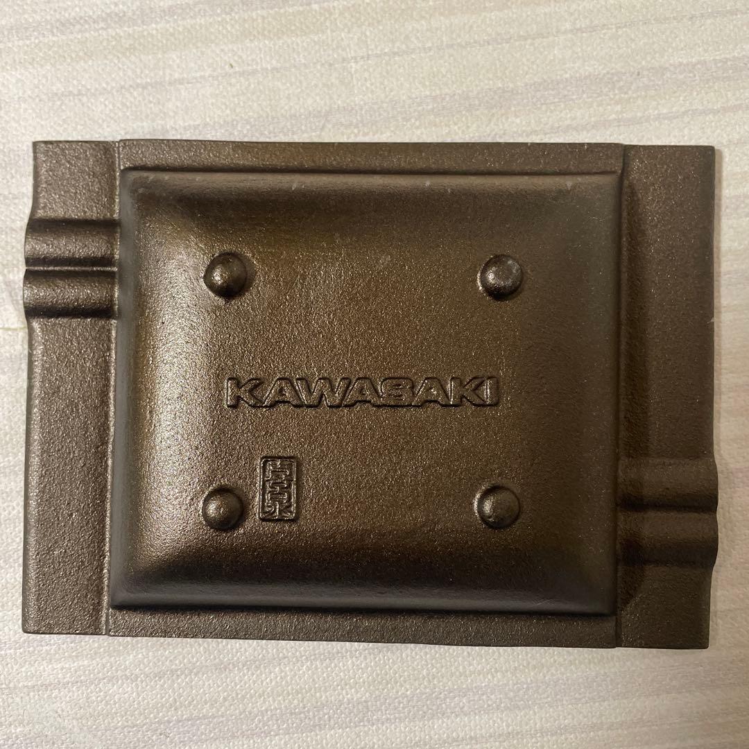 川崎重工 美術鋳物 ショベルカー 灰皿