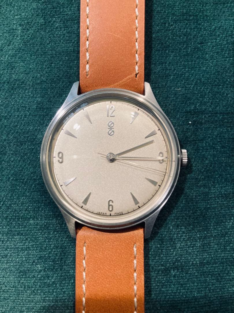 【美品】sis-001 クォーツ 機械式のような1/4運針