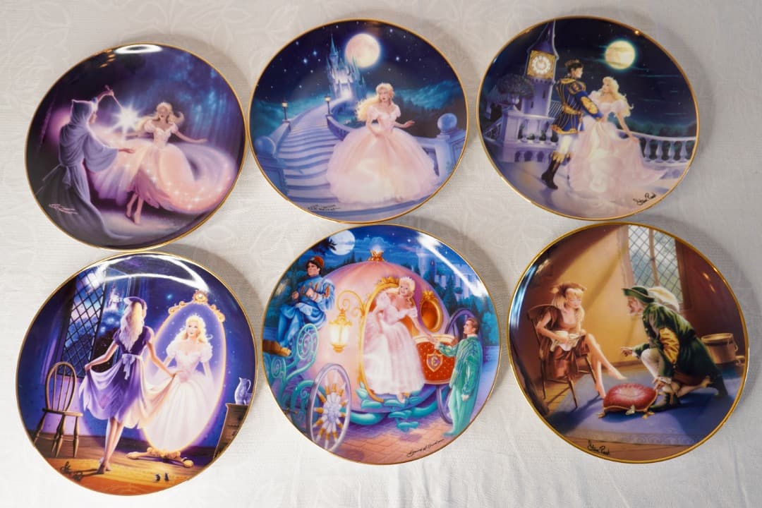 Franklin Mint シンデレラ 絵皿 6枚セット コレクションプレート