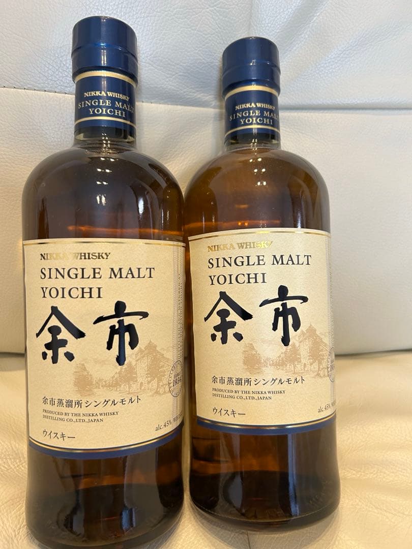余市 シングルモルトウイスキー 700ml 45% 2本