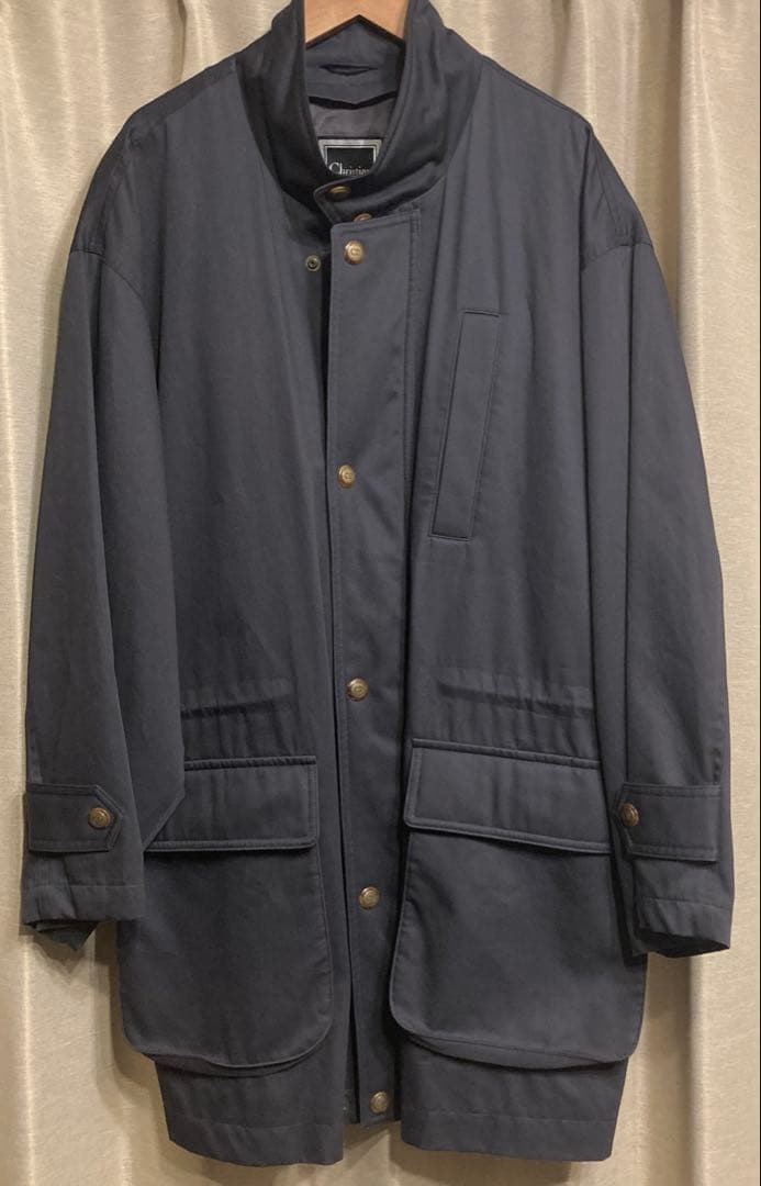 DIOR ライトジャケット コート クリスチャンディオール ネイビー 古着