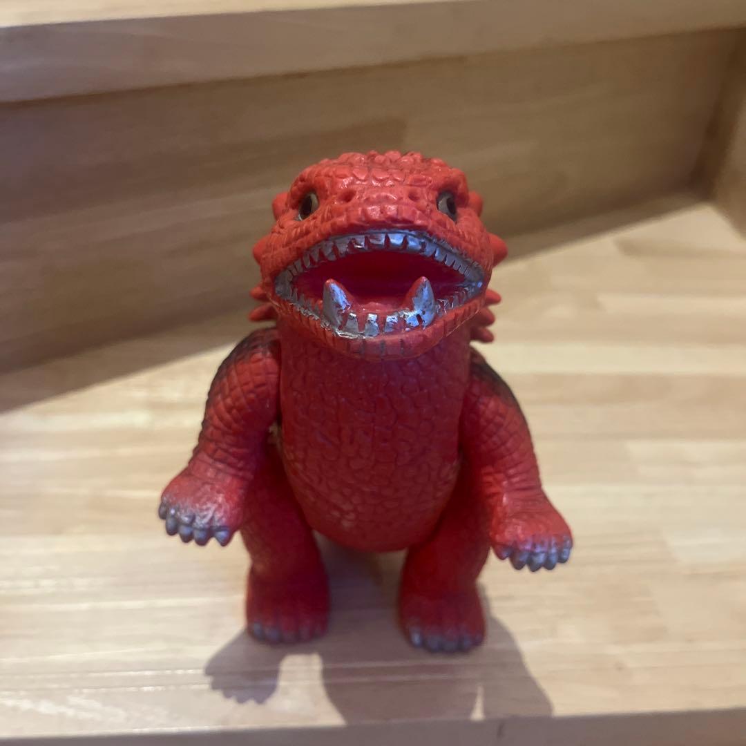 k*i様 希少 当時物 タカトク アンキロザウルス ソフビ 人形 パチ 怪獣 恐
