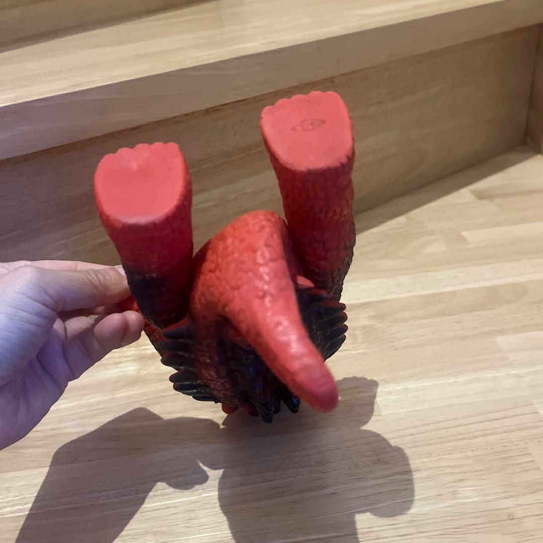 k*i様 希少 当時物 タカトク アンキロザウルス ソフビ 人形 パチ 怪獣 恐