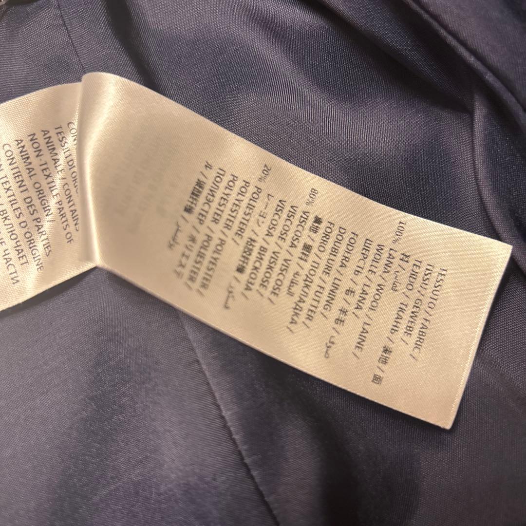 年末セール‼️美品 グッチ チェスターコート 38 ネイビー