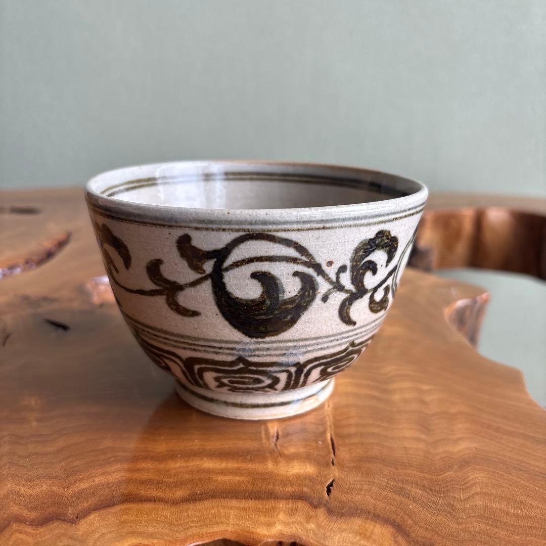 安南手 楽山窯 未年 干支茶碗 抹茶碗 茶道具 共箱