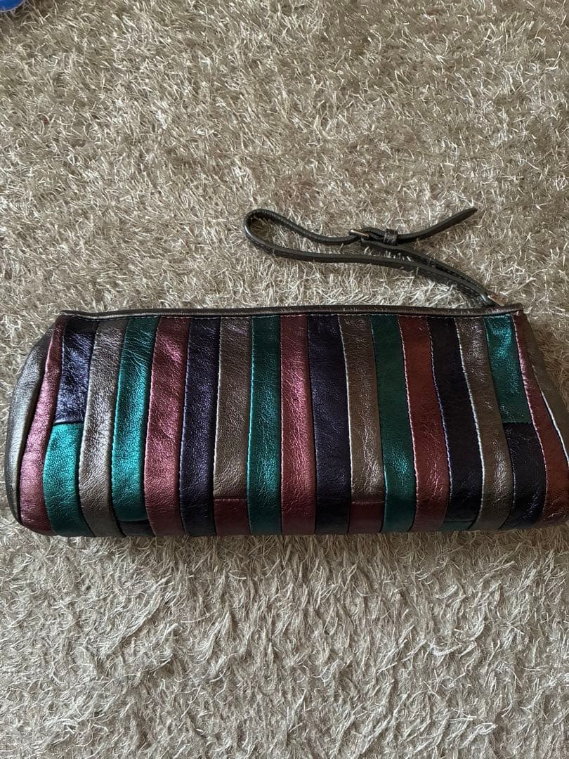 【未使用】　miu miu ミュウミュウ ミニバッグ　ポーチ　マルチカラー