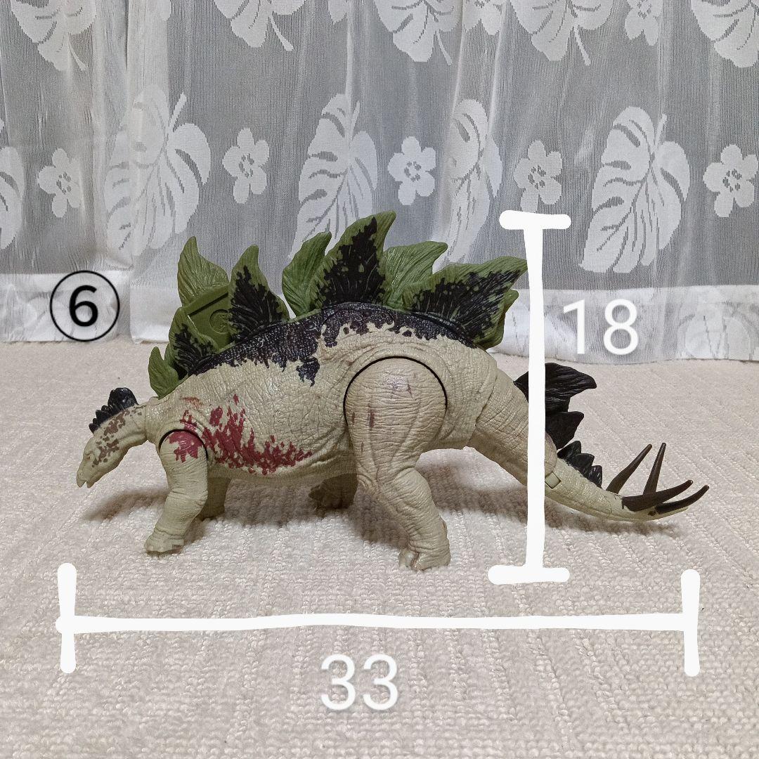 美品【恐竜フィギュア セット】ジュラシック・ワールド／６点set