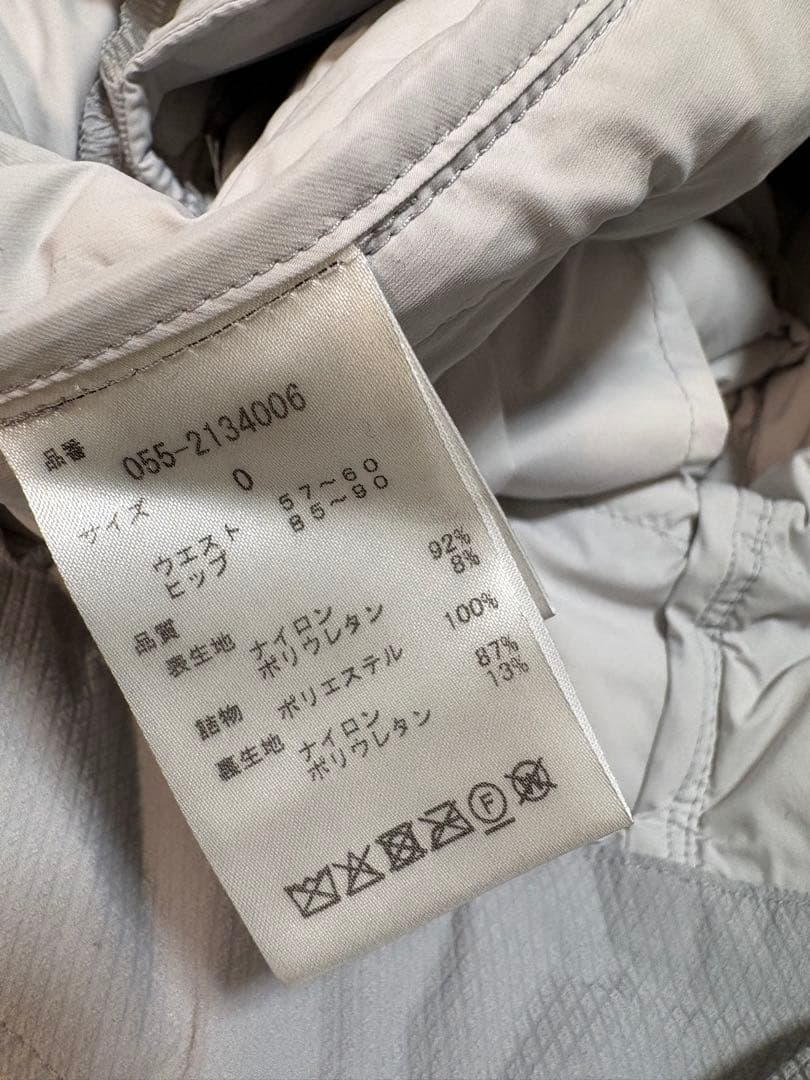 サイズ0 パーリーゲイツ 中綿 スカート グレー