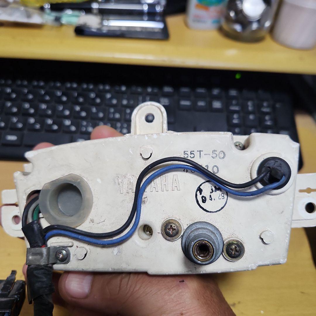 希少ヤマハチャンプ50純正デジタルメーター