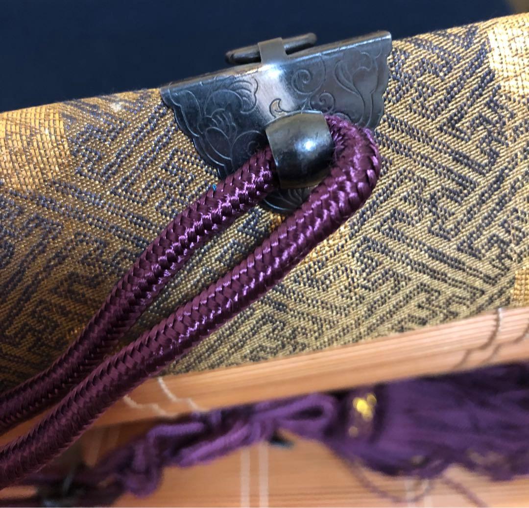 割引❗️御座敷簾 御簾 大小各2枚計4枚組 木箱　250725F1