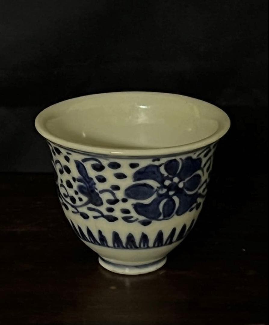 【倉庫整理品】希少品•【成化年製】染付小杯：MT 2-89