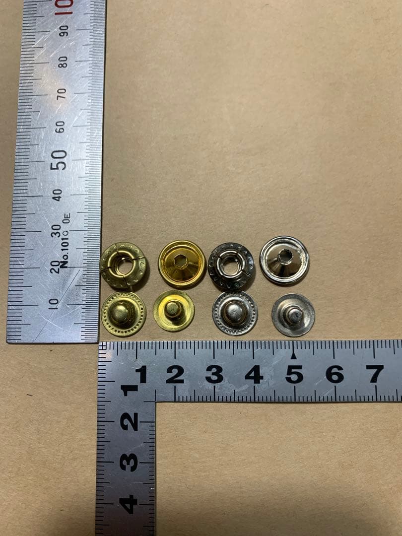 VINTAGE TYPE 四つ割れスナップボタン　駒セット