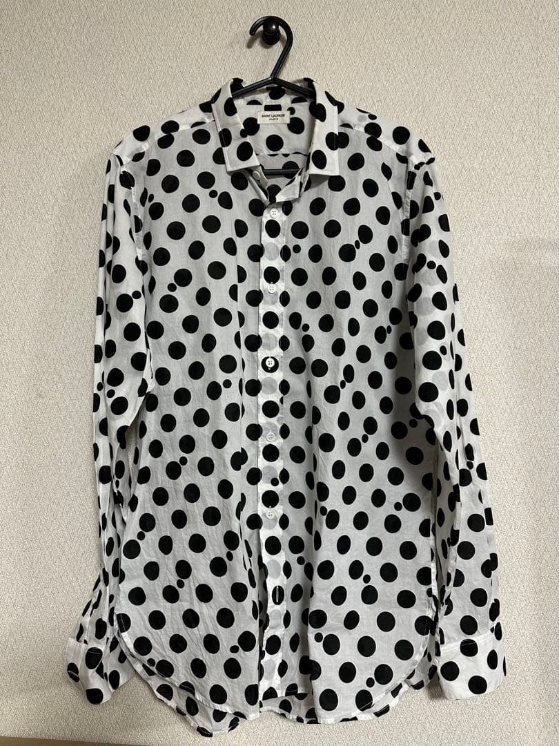 長渕剛着用　ドットシャツ