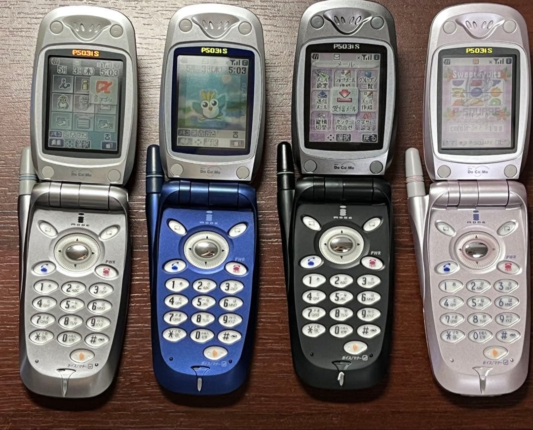 携帯 ガラケー モックアップ ドコモ P503is 全色 パナソニック