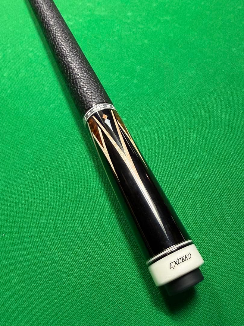 EXCEED ビリヤードキュー 木製 ストライプ