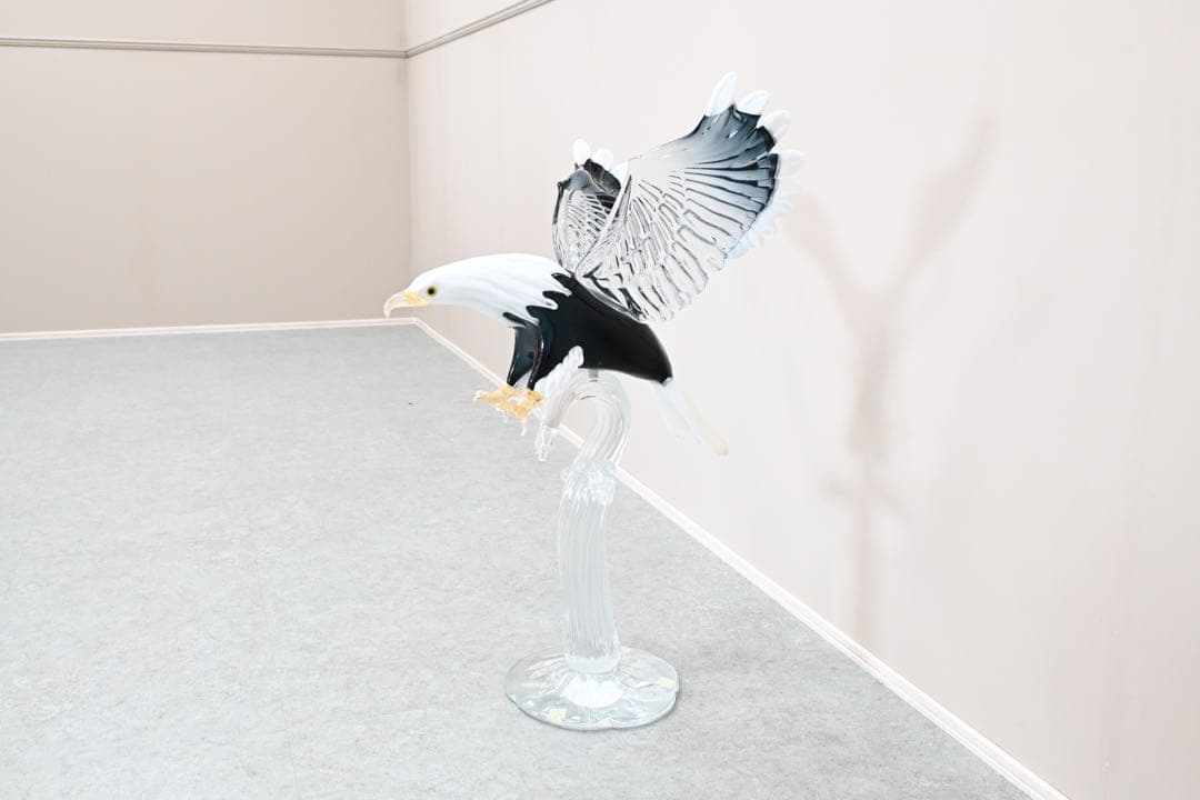 【極美品】Zanetti Murano ザネッティ ムラーノガラス 220万 鷲