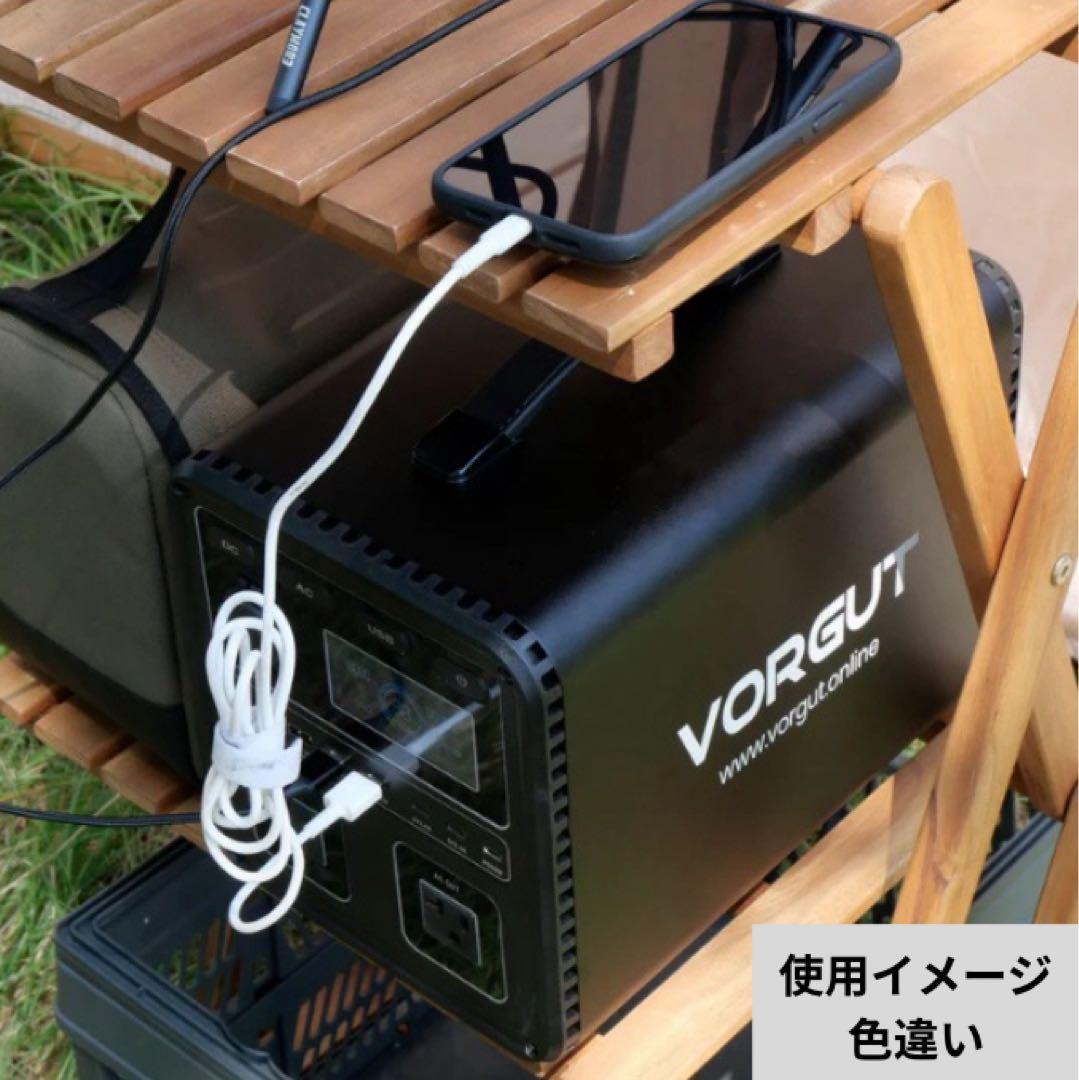 ACEMO ポータブル電源 1500W 停電時にも心強い 大容量 オレンジ