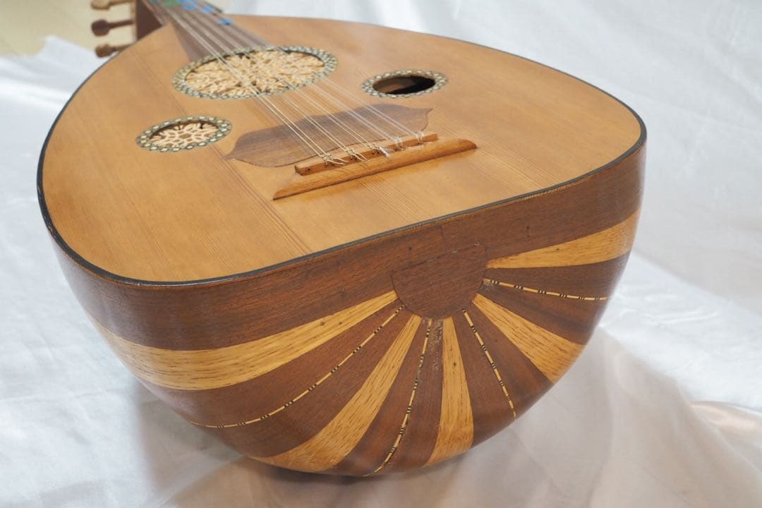 ウード 本体 ソフトケース付 中東楽器 民族楽器 弦楽器