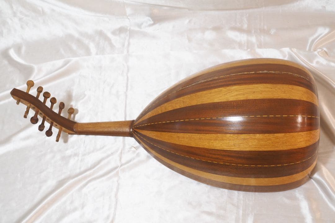 ウード 本体 ソフトケース付 中東楽器 民族楽器 弦楽器