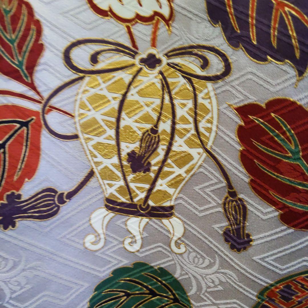 456 アイボリー　古典柄　正絹振袖7点フルセット　成人式卒業式謝恩会結婚式