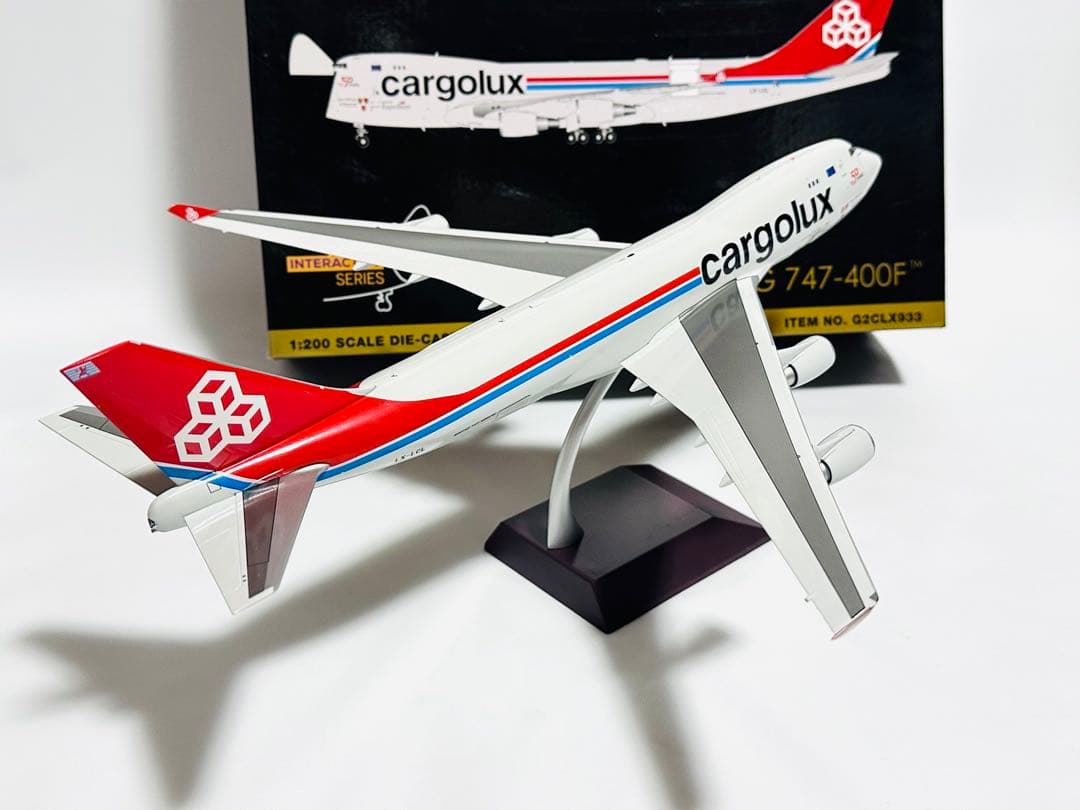 Gemini 1/200 B747-400F cargolux ドア開閉仕様