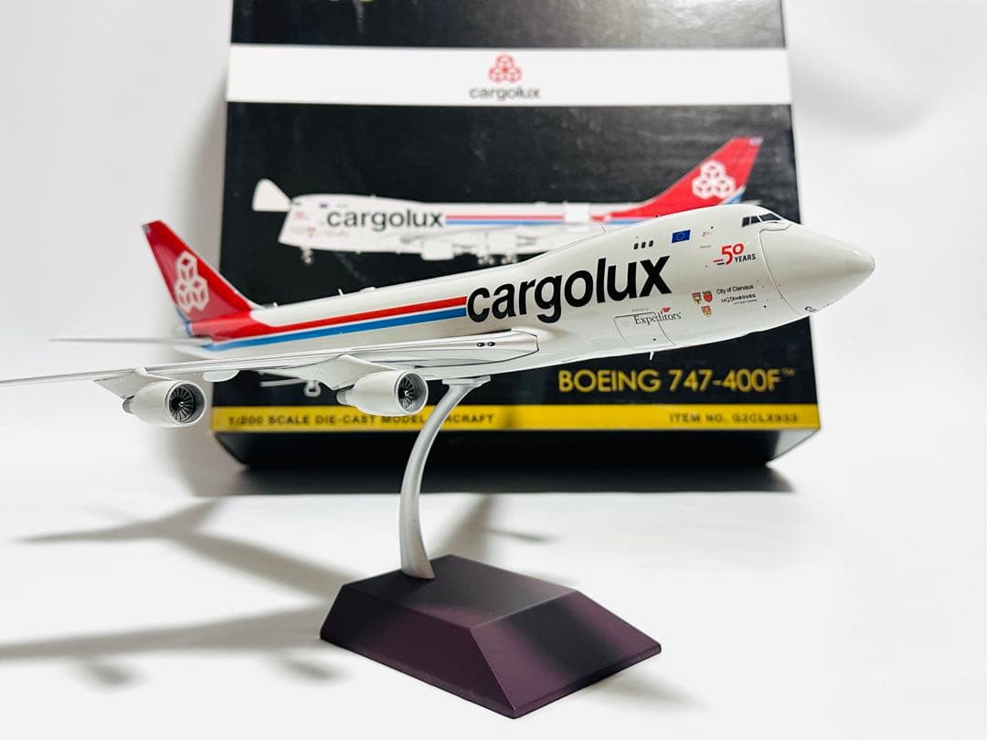 Gemini 1/200 B747-400F cargolux ドア開閉仕様