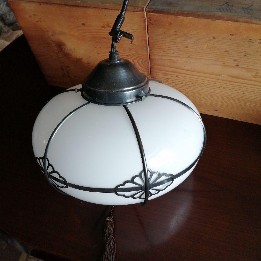 昭和レトロ風　ペンダントライト　32cm