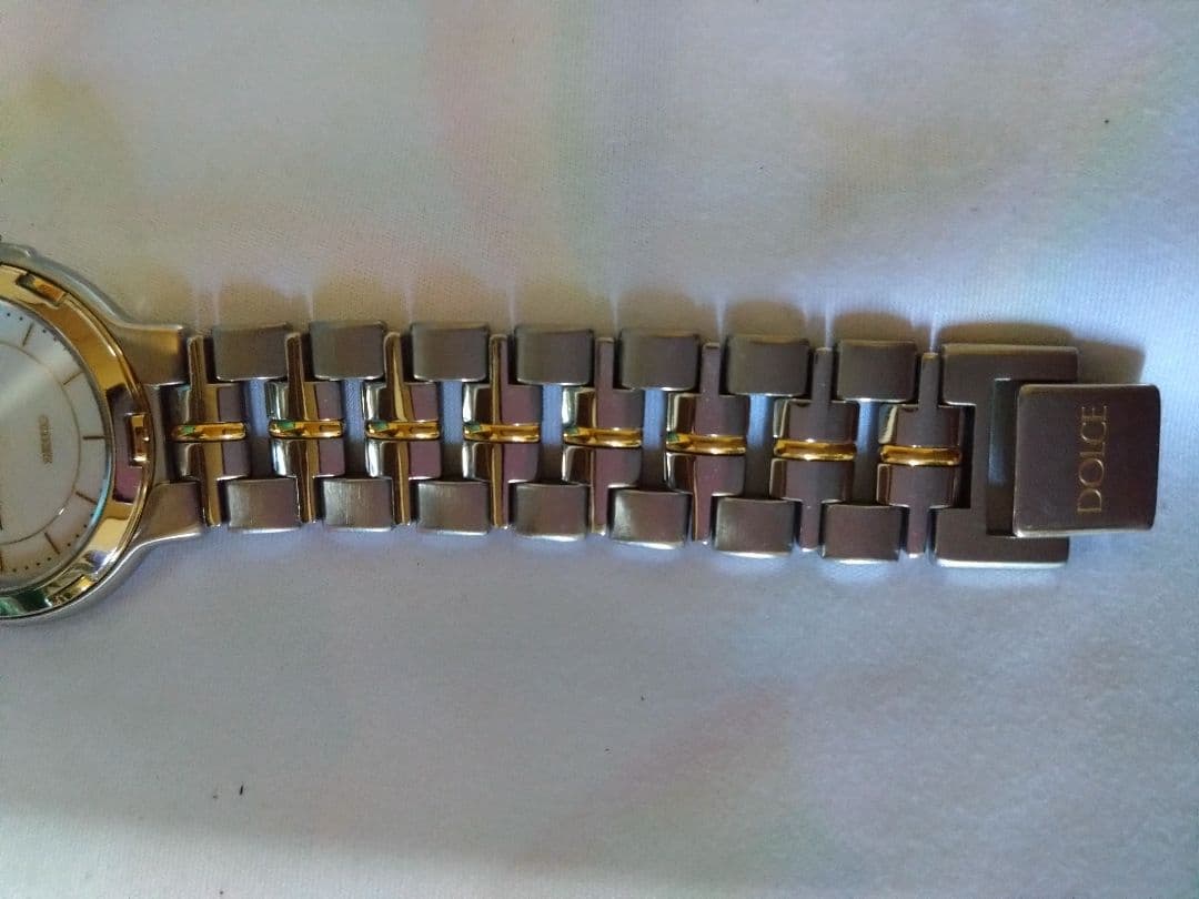 セイコー　ドルチェ　シェル文字盤　美品！①