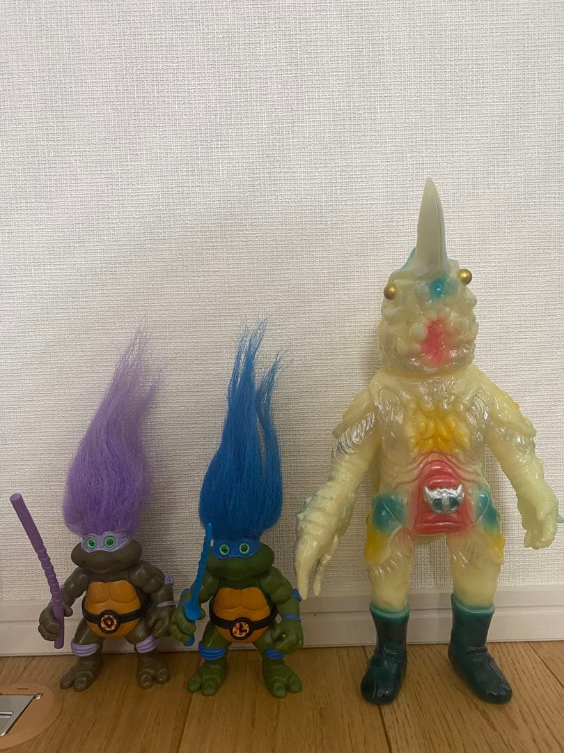 ソフビ・フィギュア5体セット　ザリキング、トロール、ミュータントタートルズ