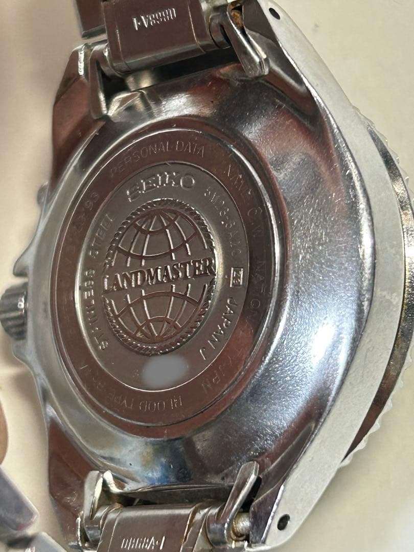 完動【二次電池新品】SEIKO LANDMASTER 5M23-6A20