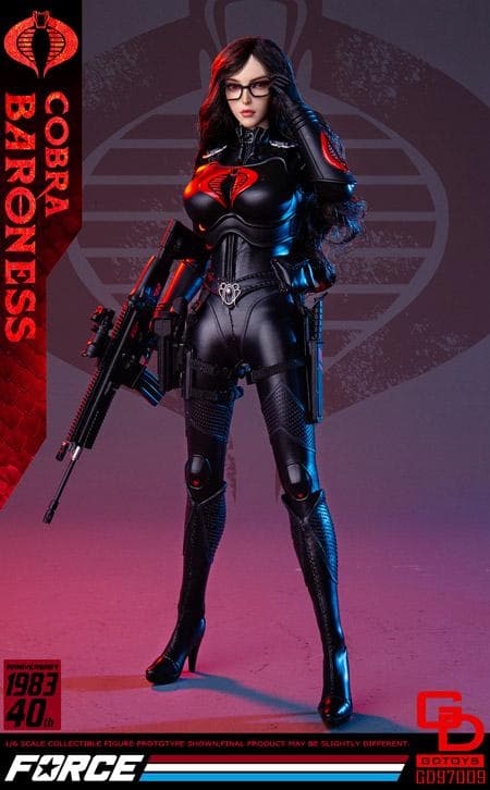 GDTOYS 1/6スケール メガネスネークバロネスタイプ ホットトイズ