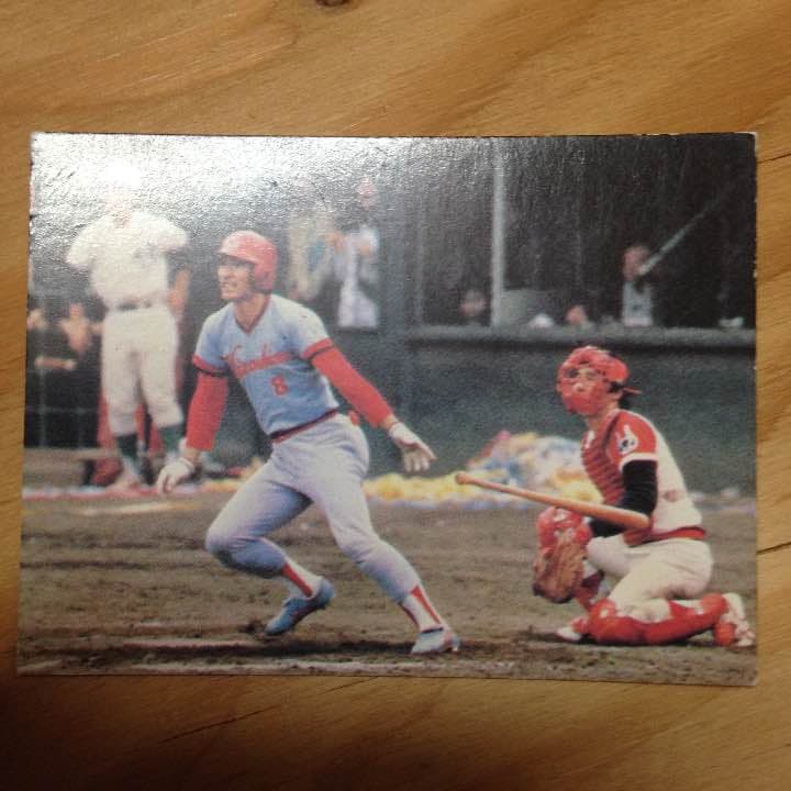 プロ野球カード保存版 79年日本シリーズ 山本浩二さん
